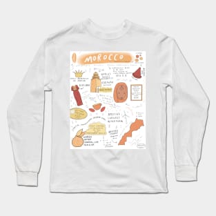 Morocco Facts Long Sleeve T-Shirt